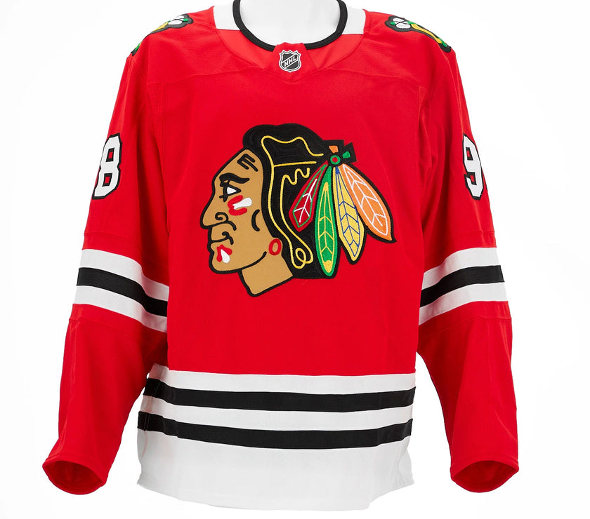 Connor Bedard Signed Chicago Blackhawks Fanatics Authentic Pro Home Red Jersey