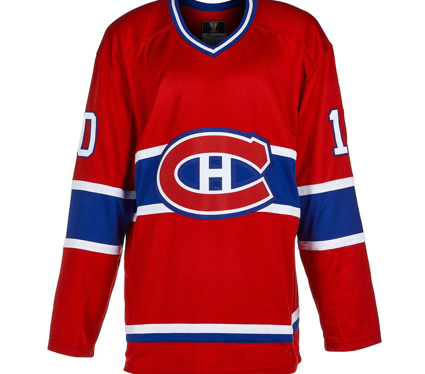 Guy Lafleur Signed Montreal Canadiens Fanatics Vintage Red Jersey