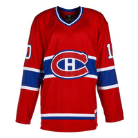 Guy Lafleur Signed Montreal Canadiens Fanatics Vintage Red Jersey