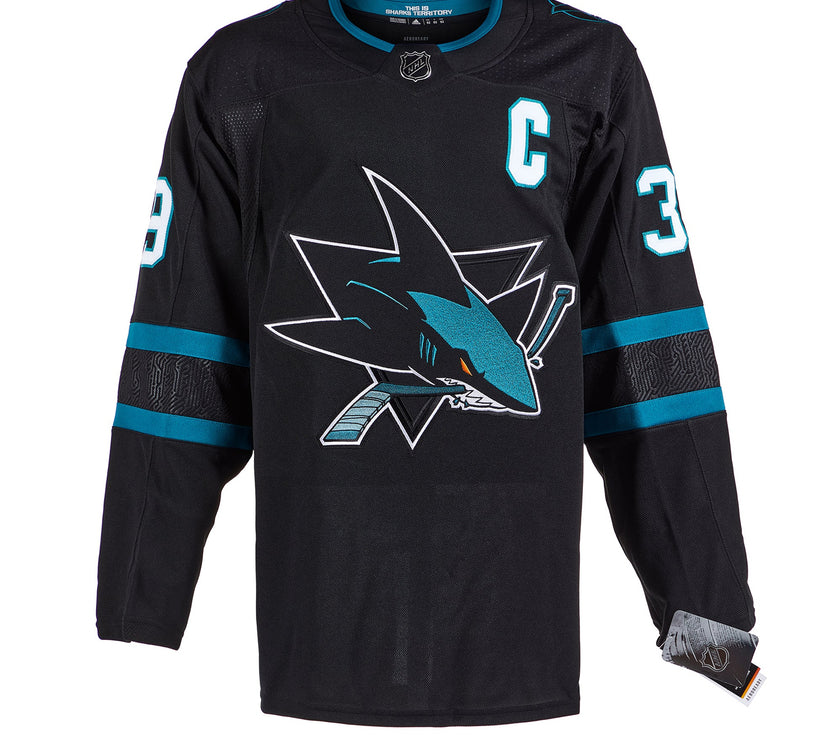 Logan Couture - Maillot alternatif Adidas Pro des Sharks de San Jose signé