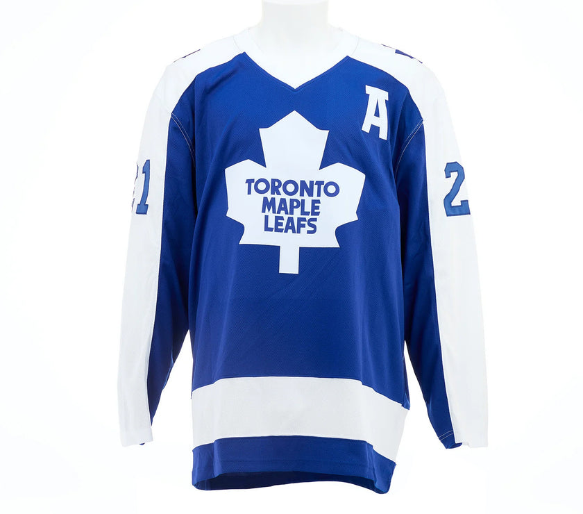 Börje Salming Signed Toronto Maple Leafs Fanatics Vintage Blue Jersey