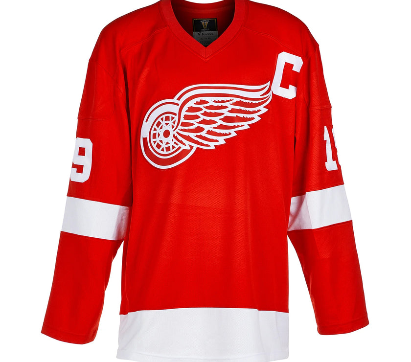 Steve Yzerman Signed Detroit Red Wings Fanatics Vintage Red Jersey