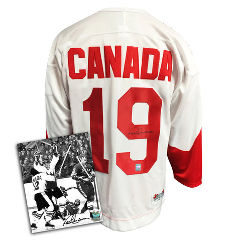 Paul Henderson Signed Team Canada 1972 Jersey & 8X10 Photo Special