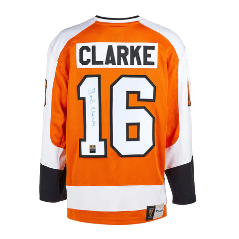 Bobby Clarke a signé le maillot des Flyers de Philadelphie