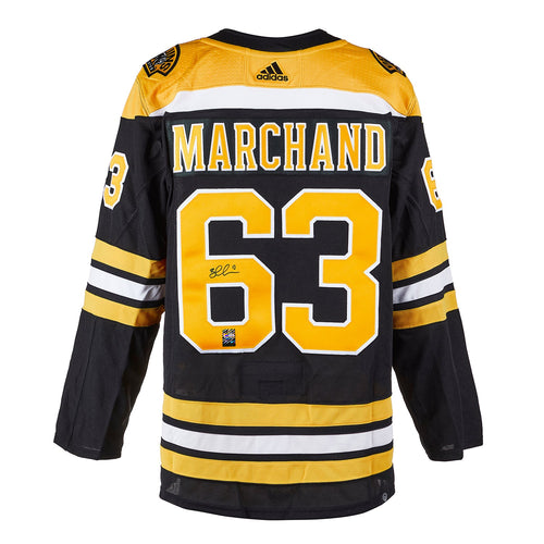Bobby Orr a signé le maillot Adidas Pro Home des Bruins de Boston