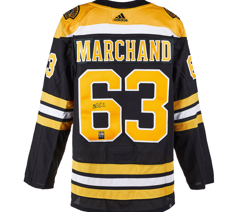 Bobby Orr a signé le maillot Adidas Pro Home des Bruins de Boston