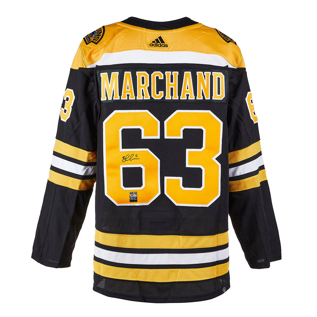 Bobby Orr a signé le maillot Adidas Pro Home des Bruins de Boston