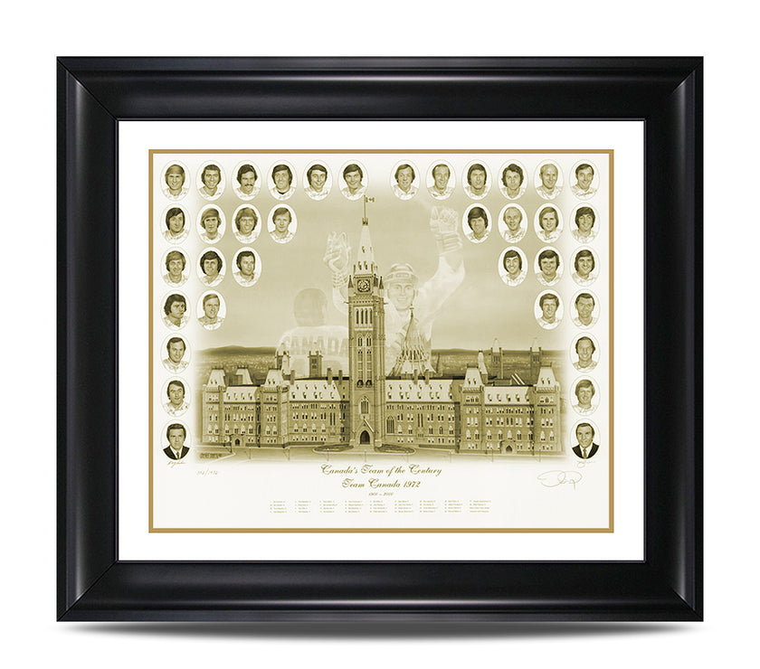 Canada’s Team of the Century – Team Canada ‘72 Sepia Tone Print