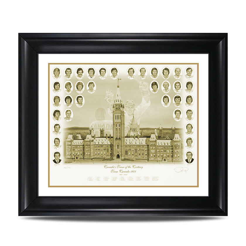 Canada’s Team of the Century – Team Canada ‘72 Sepia Tone Print