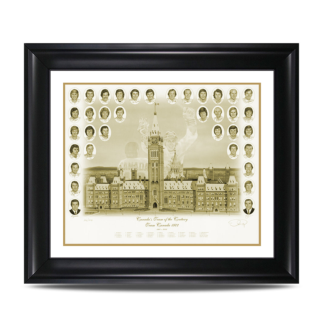 Canada’s Team of the Century – Team Canada ‘72 Sepia Tone Print