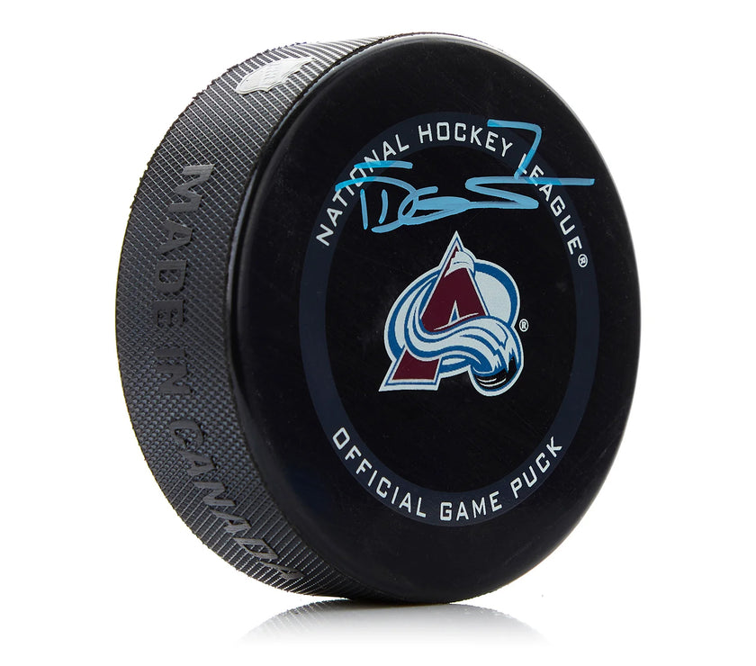 Devon Toews Signed Colorado Avalanche Official Game Puck