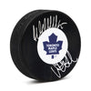 Doug Gilmour & Wendel Clark Signed Toronto Maple Leafs Puck