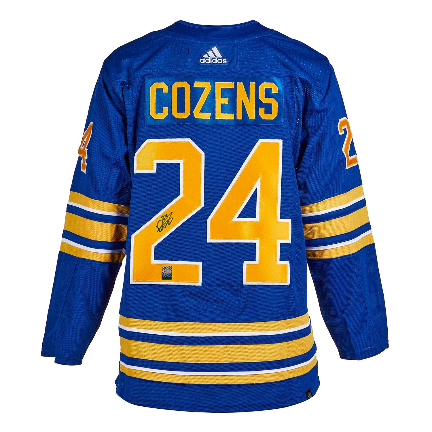 Dylan Cozens Signed Buffalo Sabres Adidas Pro Home Blue Jersey - Heritage Hockey™