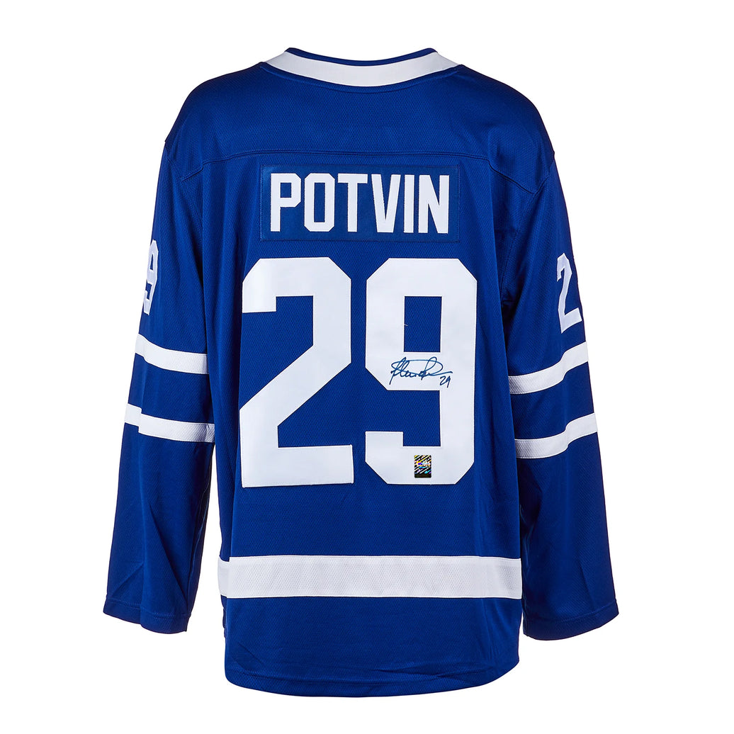 Felix Potvin Signed Toronto Maple Leafs Fanatics Breakaway Home Blue Jersey