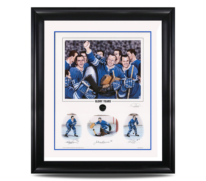 Glory Years – Bobby Baun, Johnny Bower & Ron Ellis Signed Limited Edition Print