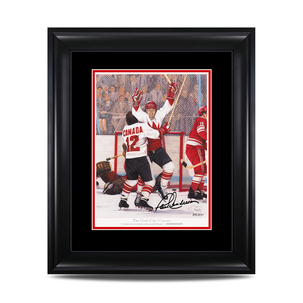 The Goal of the Century – Paul Henderson Signed 12 x 15 Legends Series Print - Heritage Hockey™