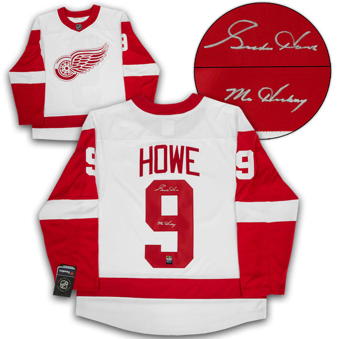 Gordie Howe Signed Detroit Red Wings Fanatics Breakaway Away White Jersey