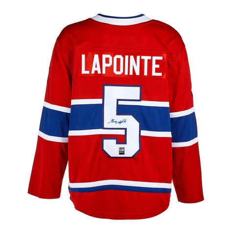 Guy Lapointe Signed Montreal Canadiens Fanatics Jersey