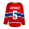 Guy Lapointe a signé le maillot des Canadiens de Montréal