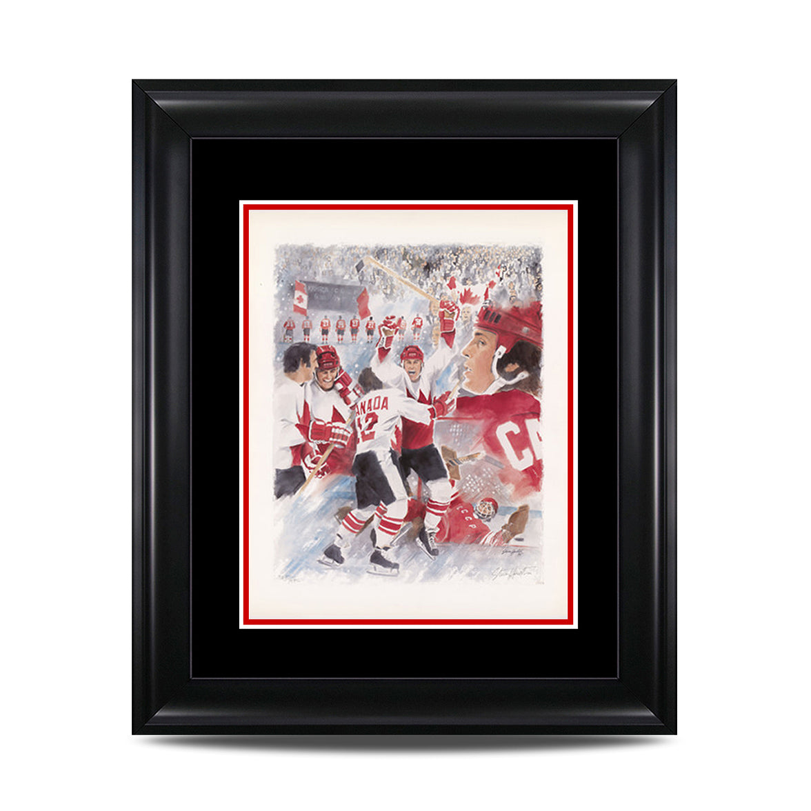 Paul Henderson Collage - Signed Limited Edition Summit Series Print - Heritage Hockey™