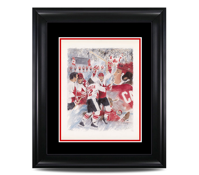 Paul Henderson Collage - Signed Limited Edition Summit Series Print