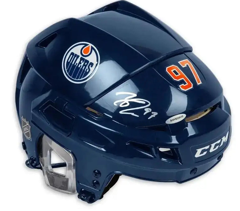 Connor McDavid Signed Authentic CCM Hockey Helmet