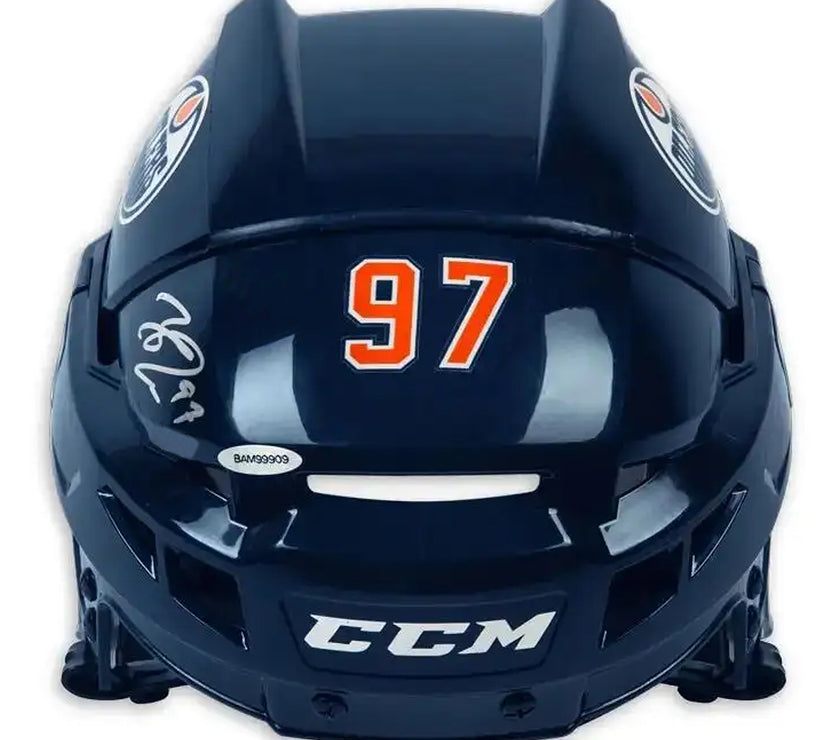 Connor McDavid Signed Authentic CCM Hockey Helmet