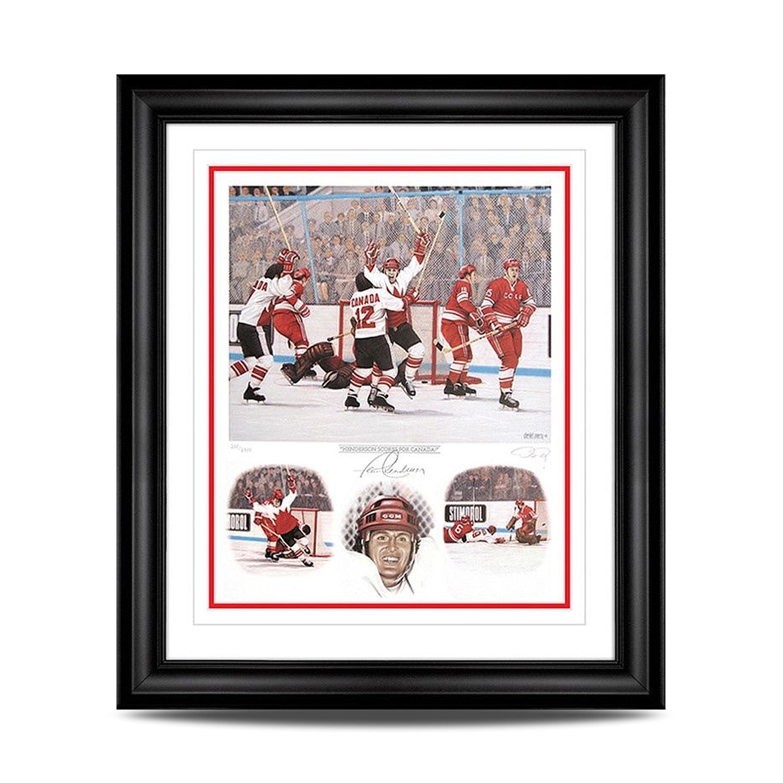 Henderson Scores for Canada – Paul Henderson Signed Limited Edition Summit Series Print