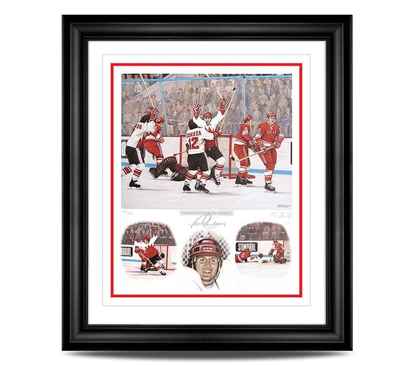 Henderson Scores for Canada – Paul Henderson Signed Limited Edition Summit Series Print