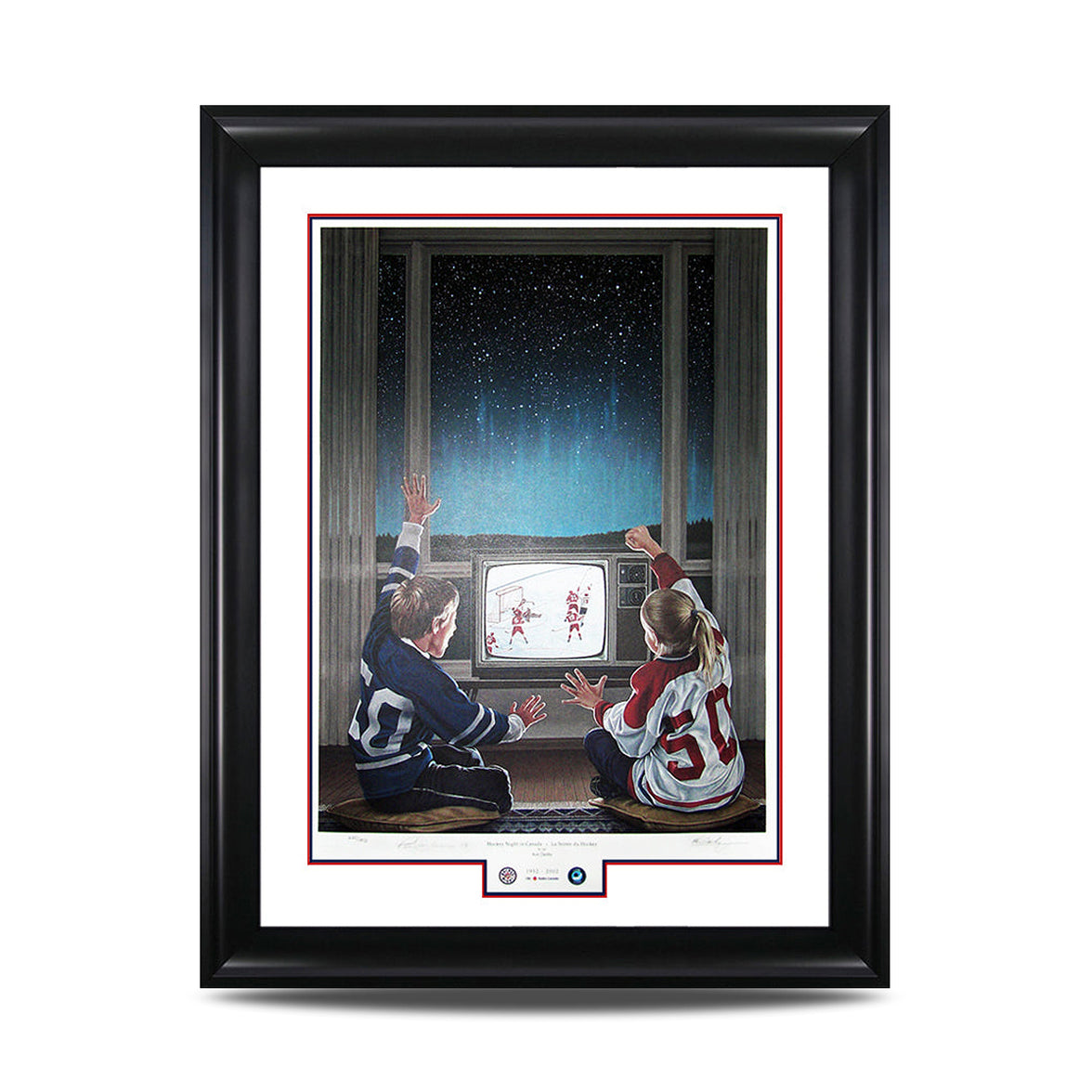 Hockey Night in Canada Limited Edition Framed Print Signed by Paul Henderson