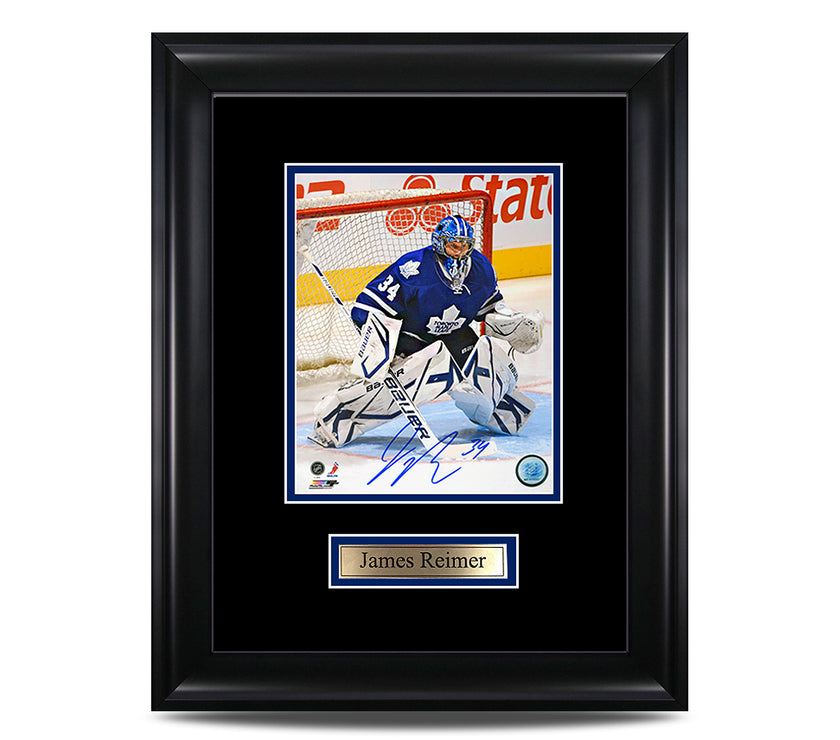 James Reimer Signed Toronto Maple Leafs Framed Photo - Heritage Hockey™