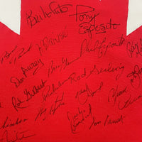 Team Canada 1972 Summit Series Original Athletic Knit Material Away White Jersey - Signed by 26 Players