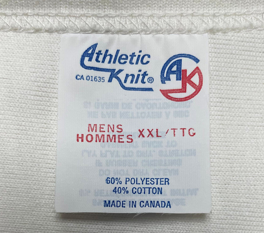 Team Canada 1972 Summit Series Original Athletic Knit Material Away White Jersey - Signed by 26 Players