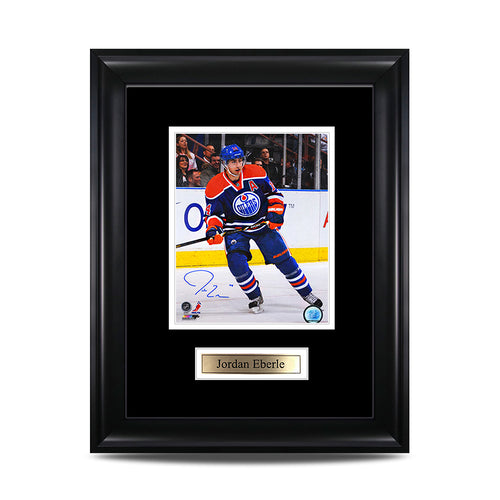 Jordan Eberle Signed Edmonton Oilers Framed Photo