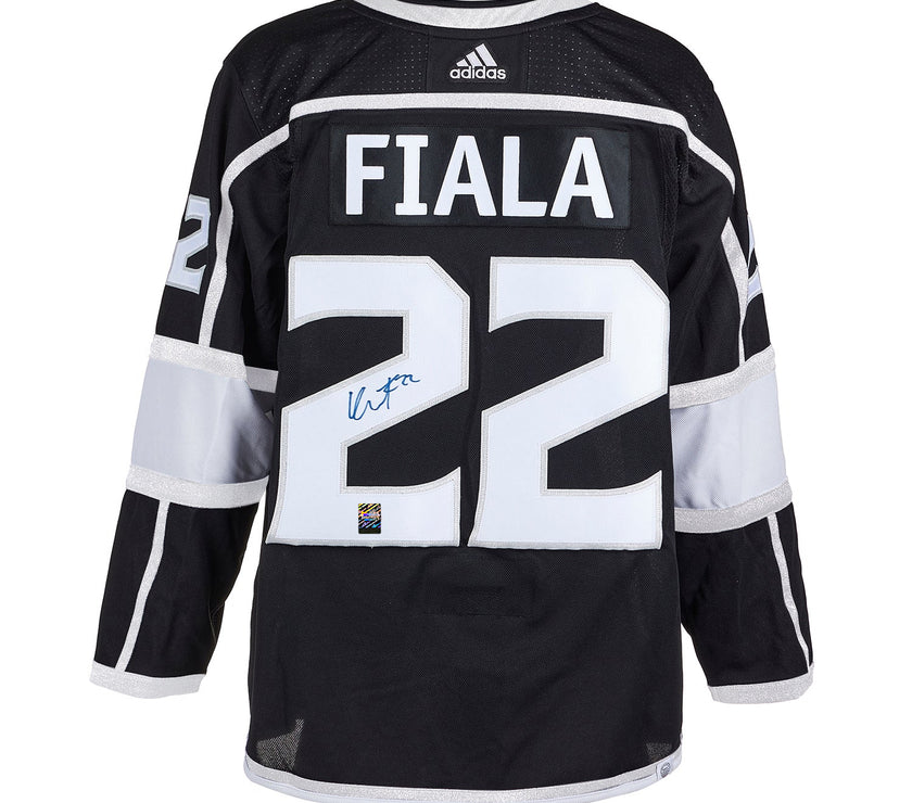 Kevin Fiala Signed Los Angeles Kings Adidas Pro Home Black Jersey