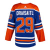 Leon Draisaitl Signed Edmonton Oilers Adidas Pro Home Royal Jersey