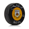 Marcel Dionne Signed Los Angeles Kings Puck with HOF Note