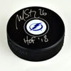 Martin St Louis Signed Tampa Bay Lightning Puck