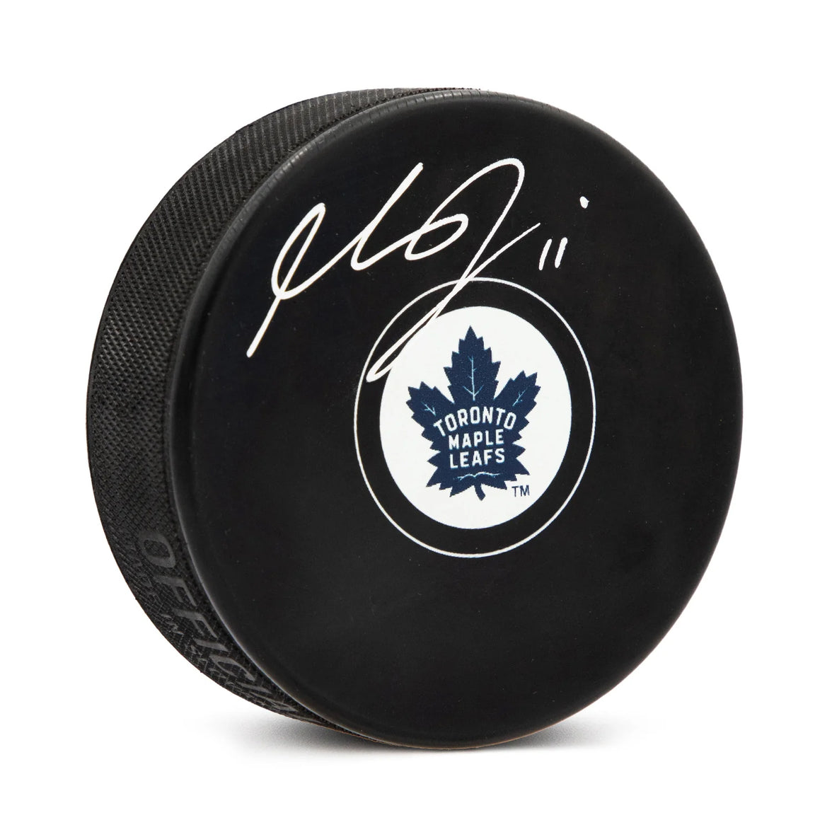 Max Domi Signed Toronto Maple Leafs Puck