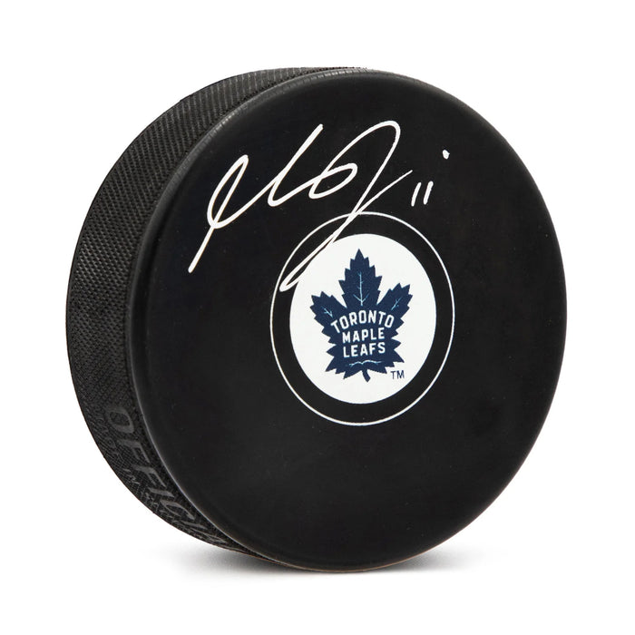 Max Domi Signed Toronto Maple Leafs Puck