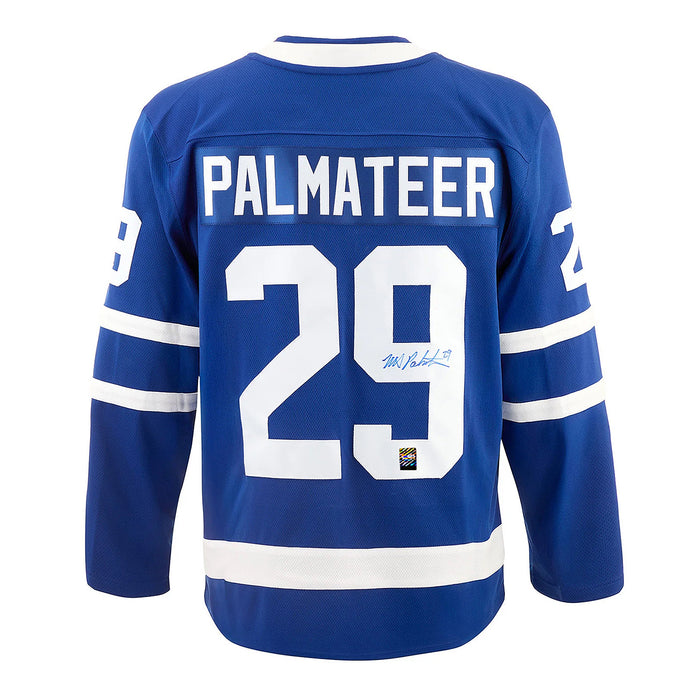 Mike Palmateer Signed Toronto Maple Leafs Fanatics Breakaway Home Blue Jersey - Heritage Hockey™