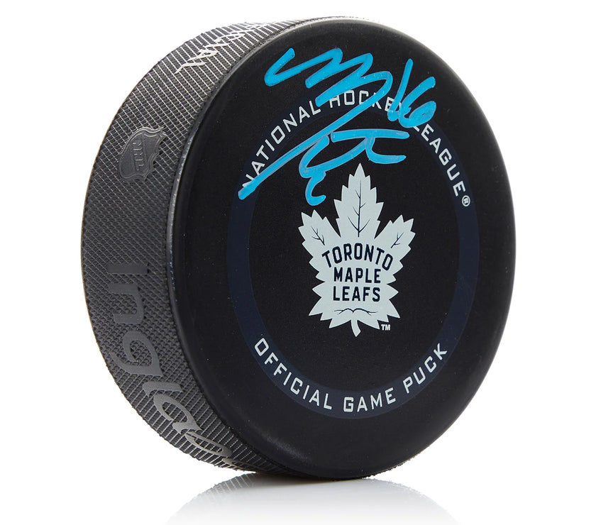 Mitch Marner Signed Toronto Maple Leafs Official Game Puck