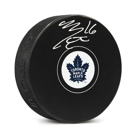 Mitch Marner Signed Toronto Maple Leafs Puck