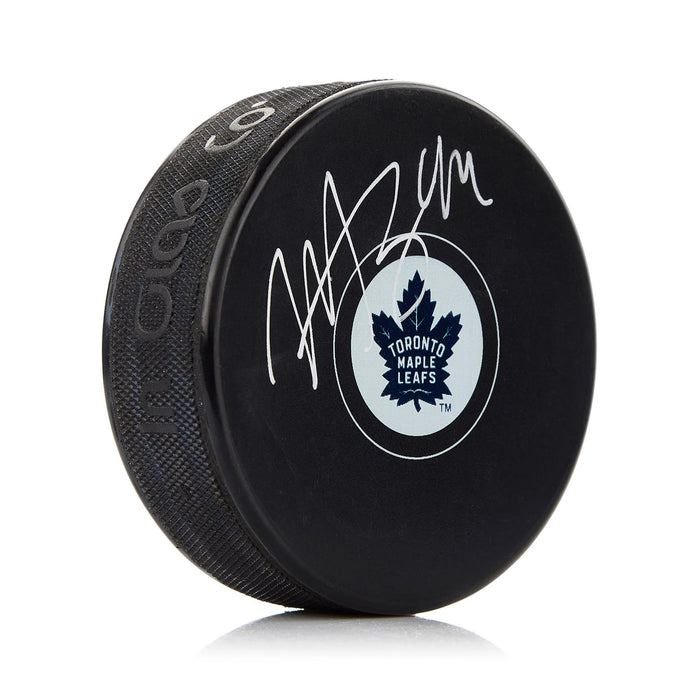 Morgan Rielly Signed Toronto Maple Leafs Puck