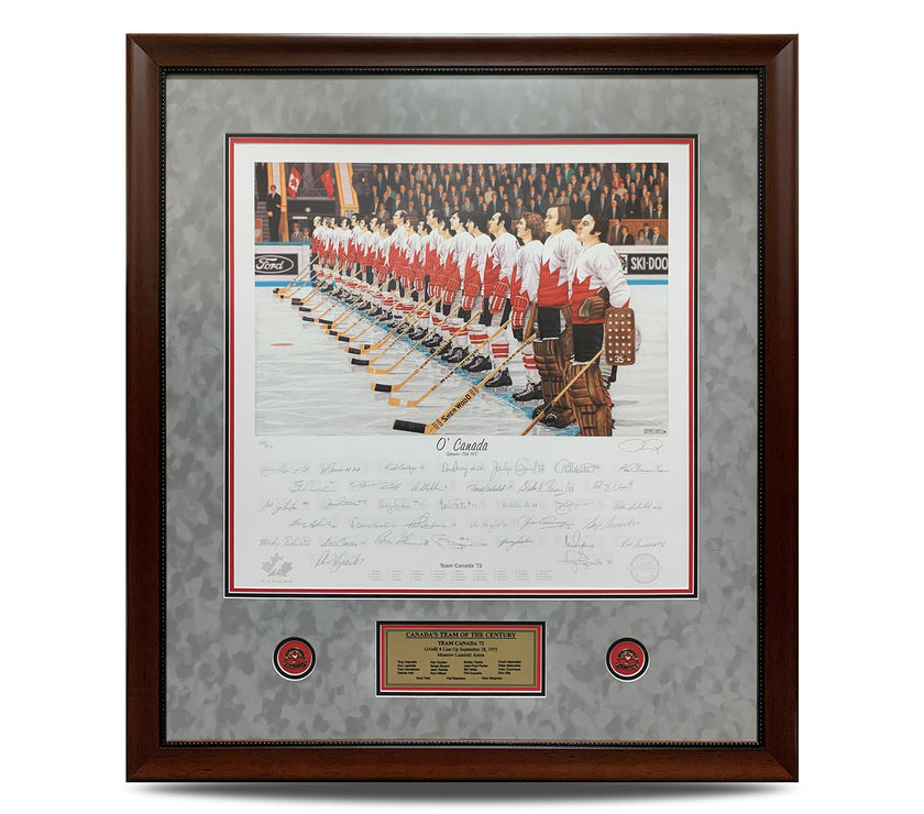 O' Canada – Team Canada 1972 Signed Limited Edition Summit Series Print /972