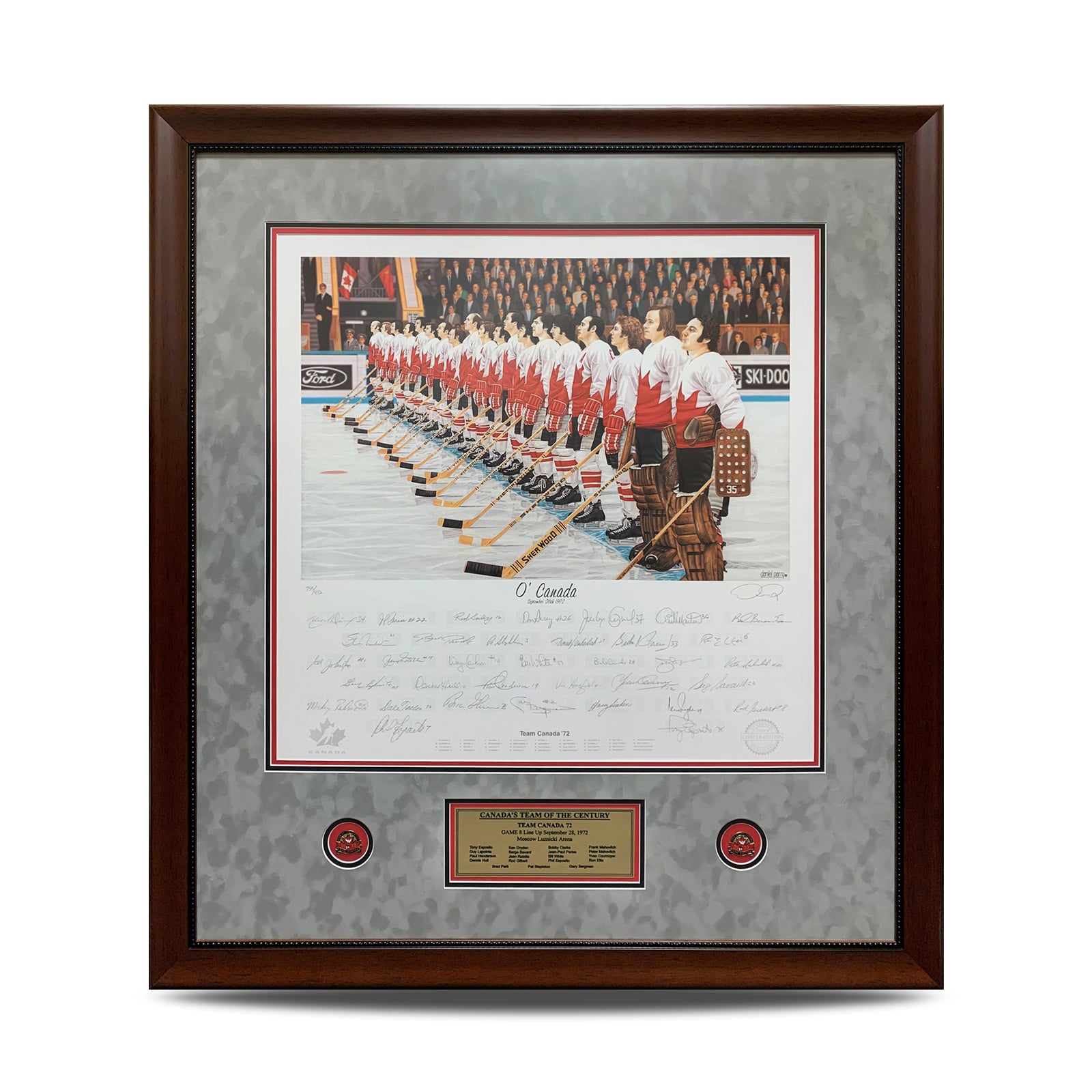 O' Canada – Team Canada 1972 Signed Limited Edition Summit Series Print /972 - Heritage Hockey™