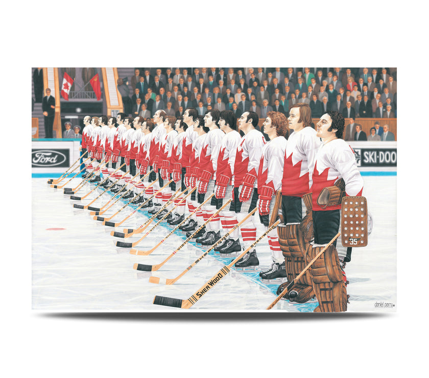 O' Canada – Team Canada 1972 Signed Limited Edition Summit Series Print /972