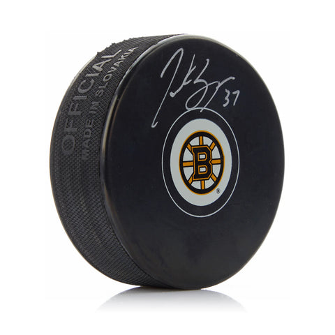 Patrice Bergeron Signed Boston Bruins Puck