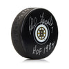 Phil Esposito Signed Boston Bruins Puck with HOF Note