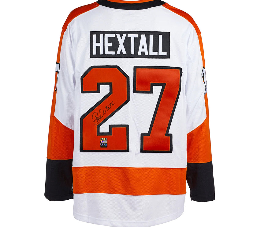 Ron Hextall Signed Philadelphia Flyers Fanatics Breakaway Away White Jersey